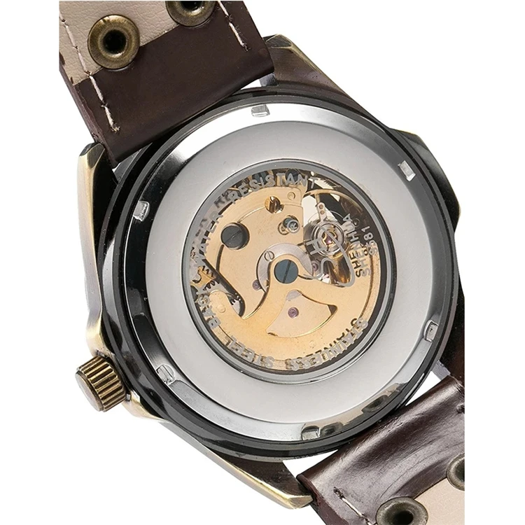 shenhua reloj 2021 New Fashion Men Mechanical Watch Brand fashion Automatic Classic Skeleton Wristwatches