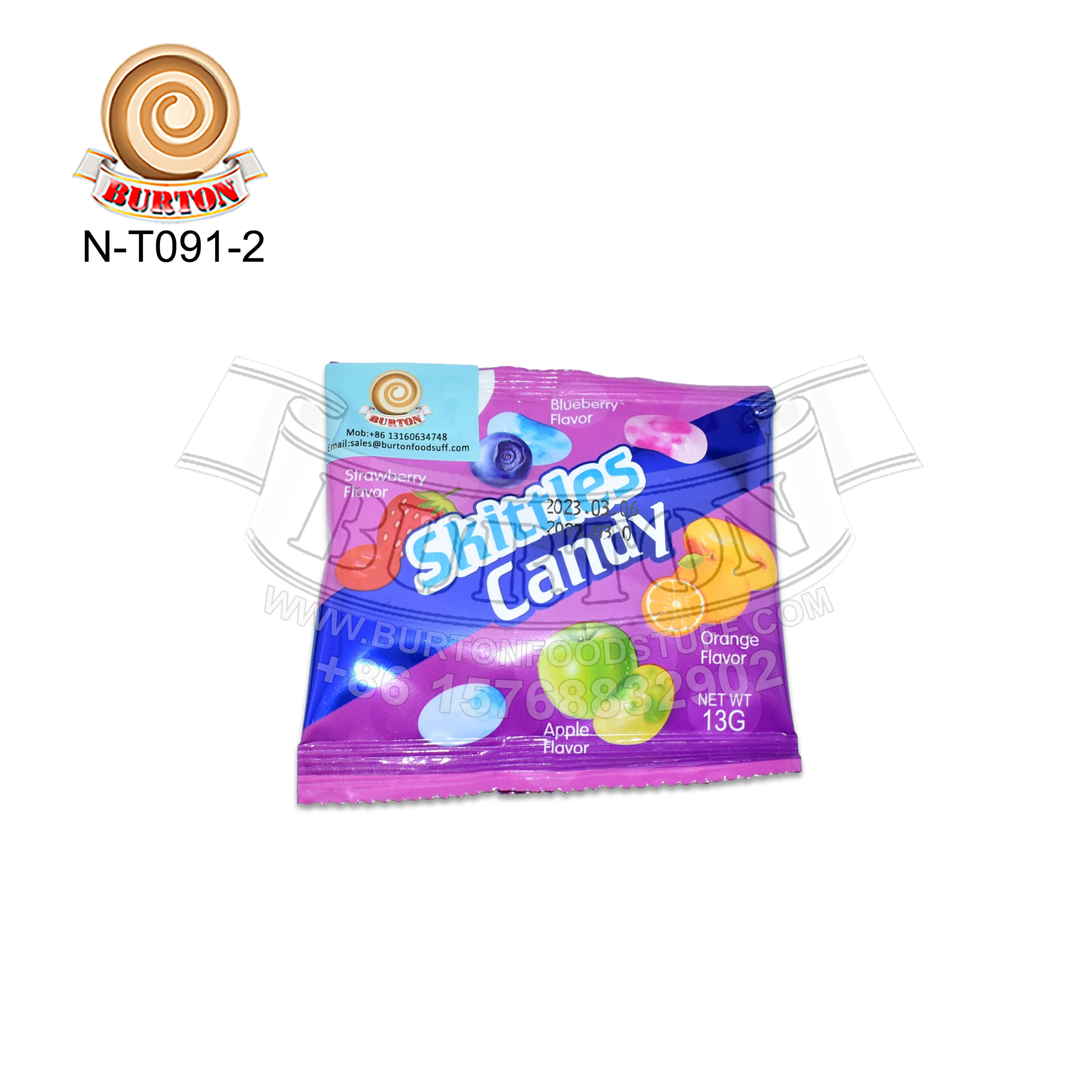 Оптовая продажа подвесная доска фруктовый вкус желейные бобы красочные мягкие конфеты