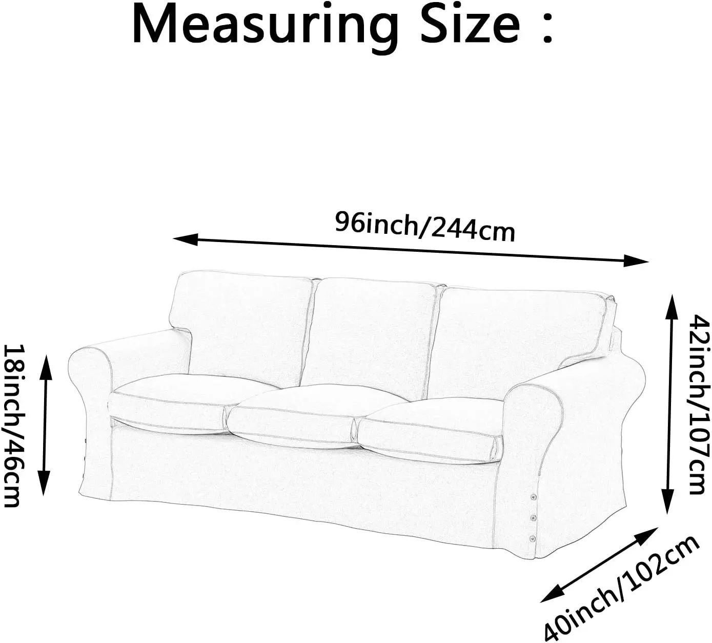 Reversible Cover For Sofa Water Resistant Couch Furniture Protector With Elastic Straps For Kids Children Dog Cat Cover For Sofa