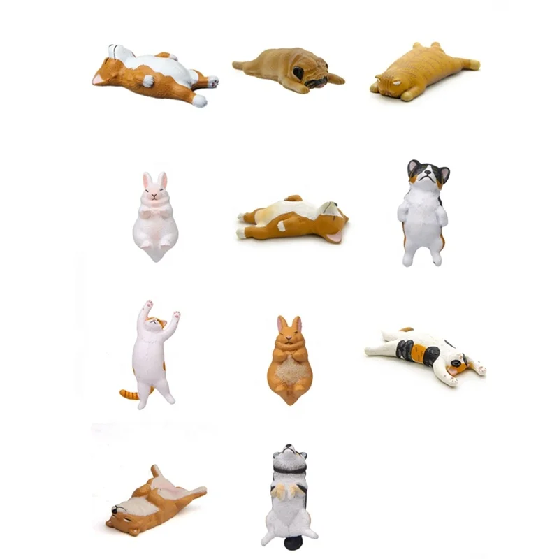 Mini Toy Action Figure Handicraft Ornaments Cake Topper Anime Resin Animal
