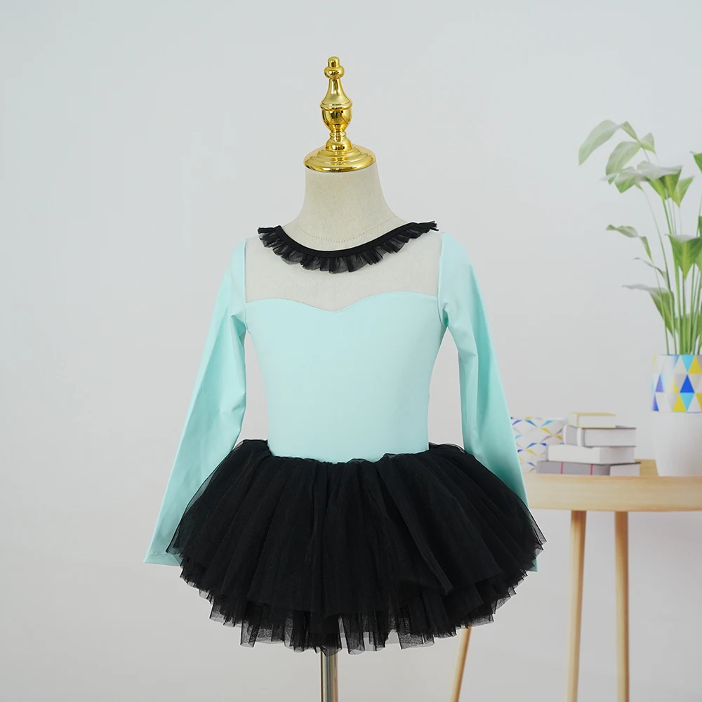Good quality hot sales new trendy V back pink girls dance ballet tutu for kids