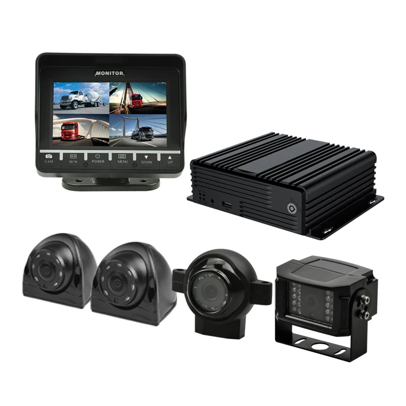 4CH 8CH 720P 1080P Mobile DVR Support / Optional 3G 4G WiFi GPS MDVR with Car/Bus/Truck/Vehicles Camera Recorder Waterproof