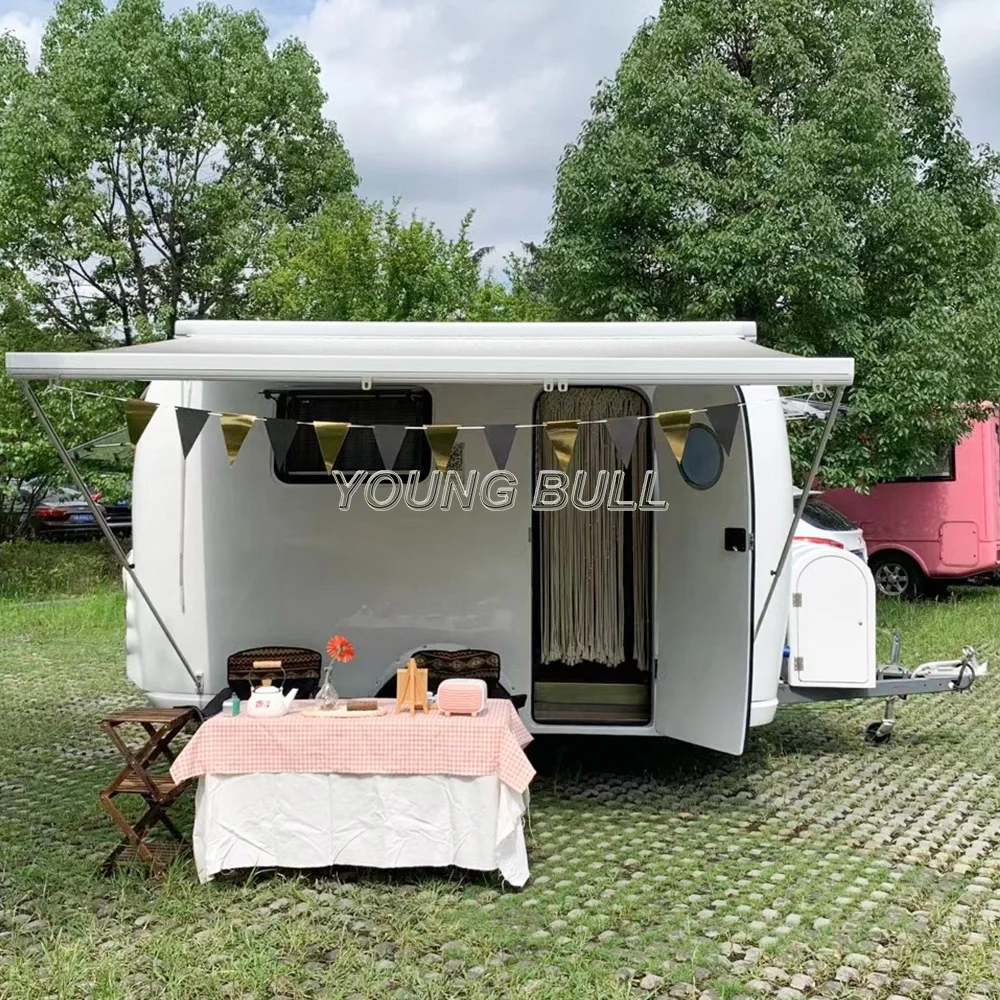 Youngbull Travel Trailer  With High Quality   AL-KO Chassis The Factory  Price In China Best Sale