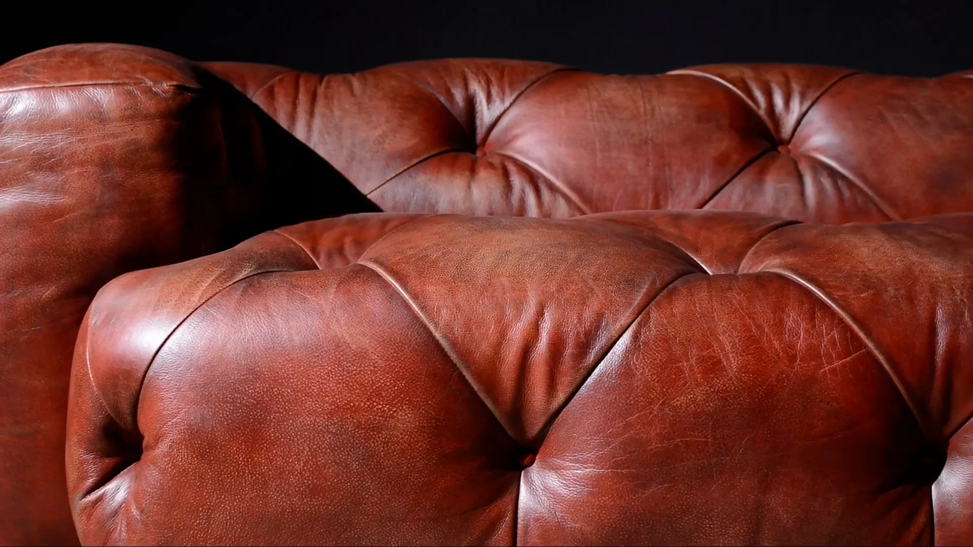 Nordic Style leather sofa 3 seater living room Italian light luxury curved leather retro sofa home living room  sofa