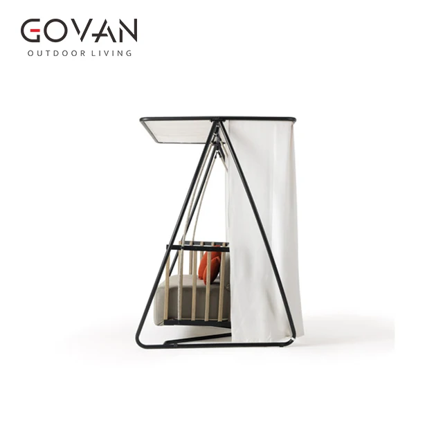 Современный дизайн, качающееся кресло-качалка для отеля, бассейна, патио, крыльца, уличное садовое кресло-качалка из тикового дерева с алюминиевыми качалками