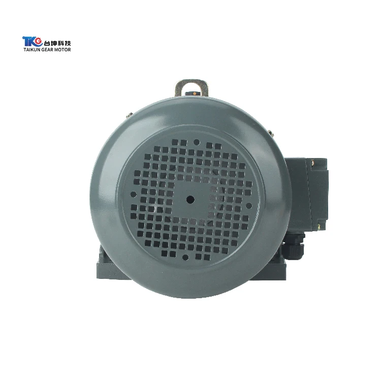 Custom Shaft Aluminum Shell Motor Three Phase Speed Reducer Horizontal Ac Electric Motor