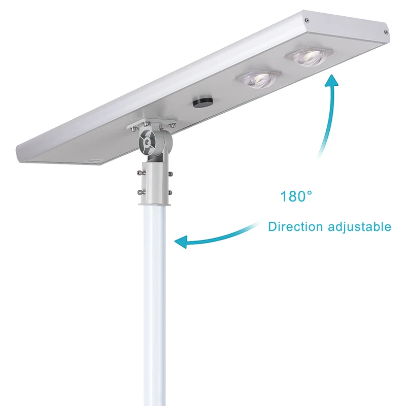 high quality aluminum integrated all in one solar energy led street light dusk to dawn sensor