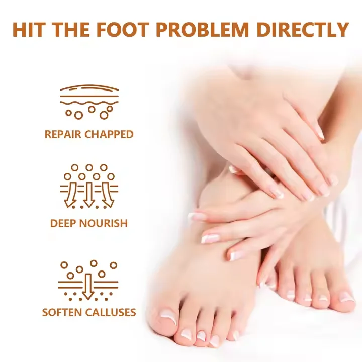 Private Label Wholesale Organic Refined Shea Butter Horse Oil Foot Cream Moisturiizing Skin Care Callus Remover Balm