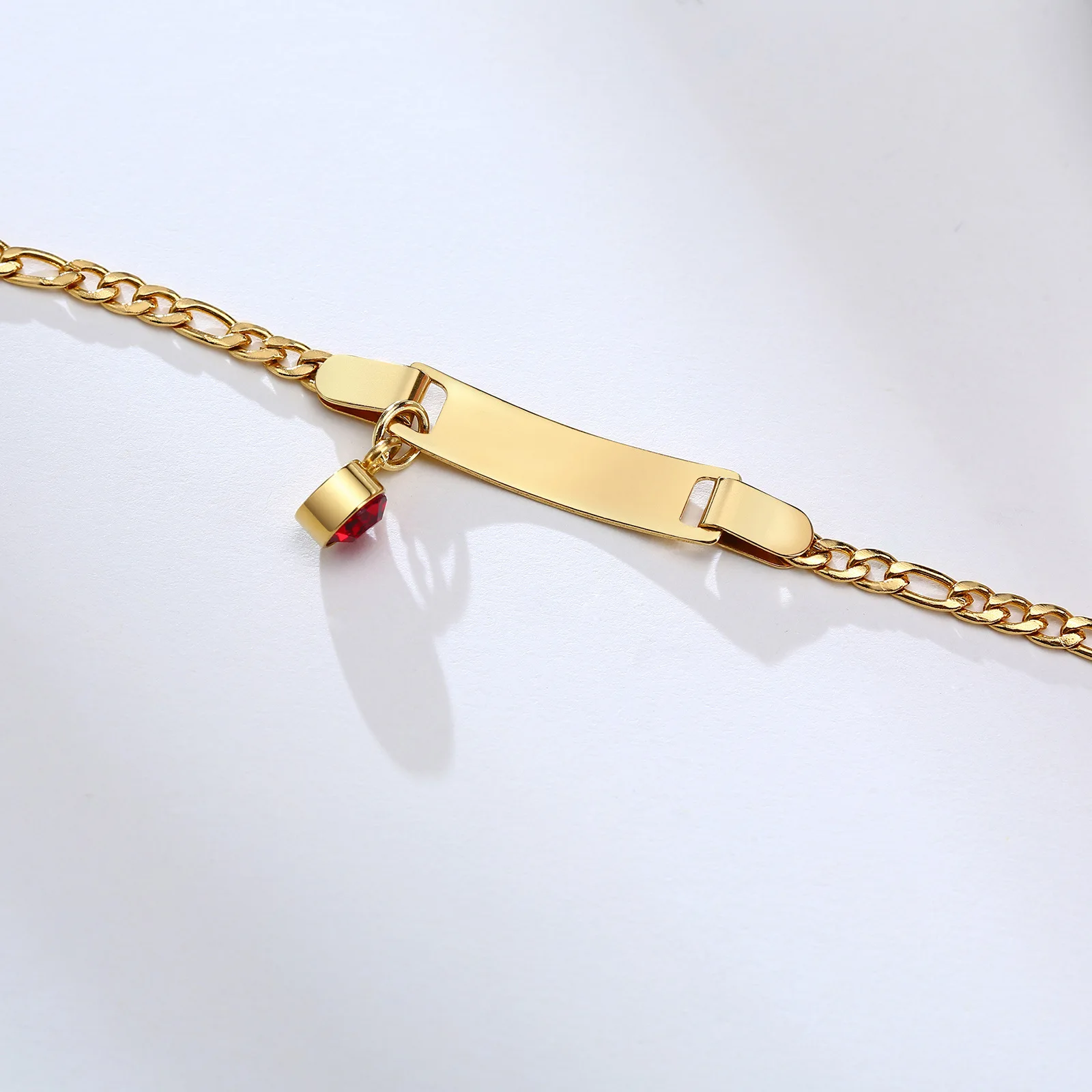 Lateefah personalized engraved name bracelet stainless steel birthstone bracelet 2024 kids custom bracelet