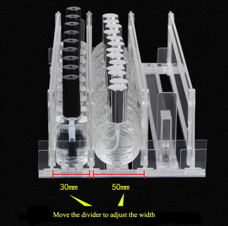 Wholesale OEM/ODM shelf pusher store shop adjustable plastic spring loaded shelf pusher for supermarket