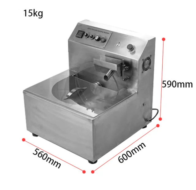 Different capacity chocolate melter pot machine chocolate melting tempering machine with vibrating table
