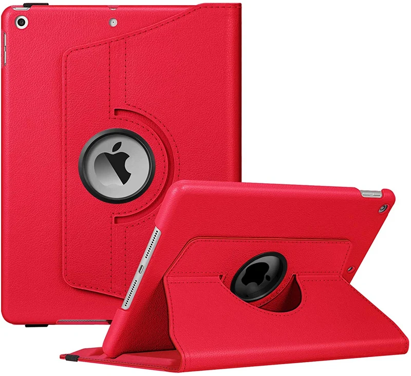 for iPad pro 12.9 2022 Case Rotating Leather Case Kids Protective Fund Para with Built in Pencil Holder Magnetic Auto Sleep