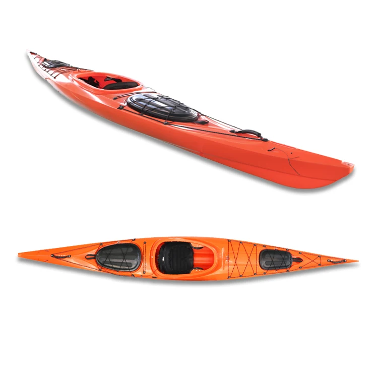 Manufacturer Hot Sell Single Person Sit In canoe/kayak Promotion Kayaks