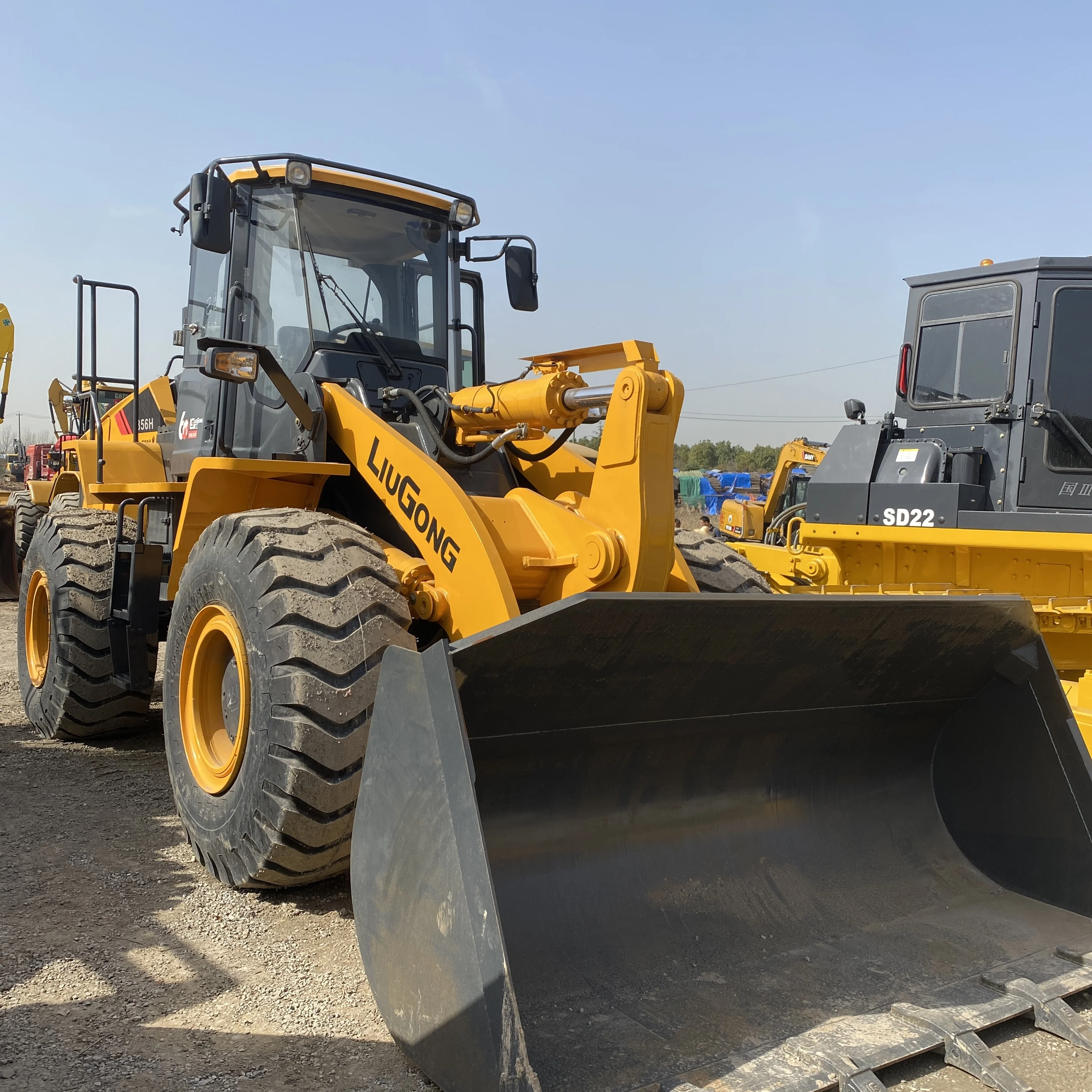 LIUGONG 856H 835 855 856 862H фронтальный погрузчик для продажи в Китае оригинальный Cummins 5-тонный