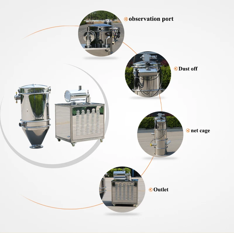 Industrial Automatic Conveyor Grain Powder Feeding Conveying Machine Pneumatic Vacuum Conveyor