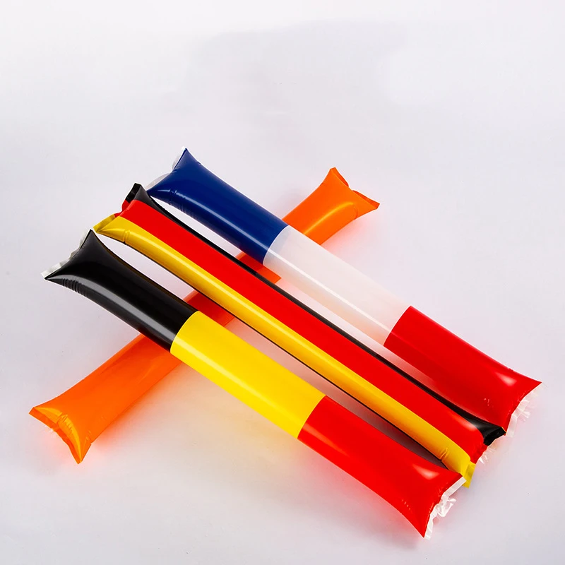 Wholesale Custom Logo 60*10cm Pe Colorful Inflatable Cheering Stick for Football Party