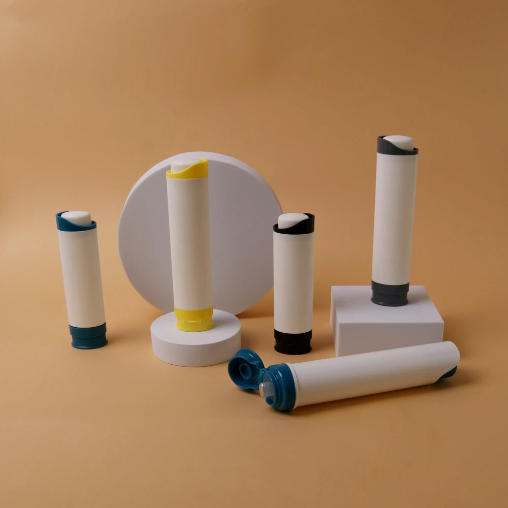 Plastic Oval Toothpaste Tube Cosmetic Packaging 50ml 80ml 100ml Airless Toothpaste Tube
