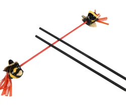 Children juggling club flower stick Petal Flower Head Flower Stick Elderly Fitness  Acrobatics Props