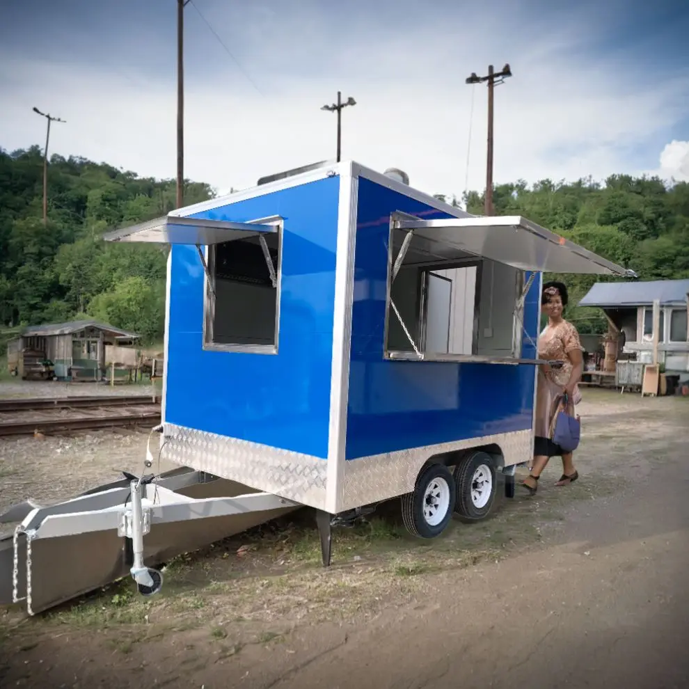 New Mobile Kitchen Car Food Truck California Food Cart Sale