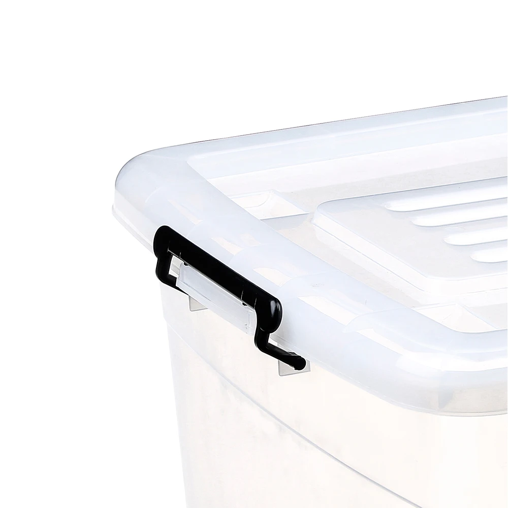 Customized High Quality 130l Plastic Transparent Storage Box