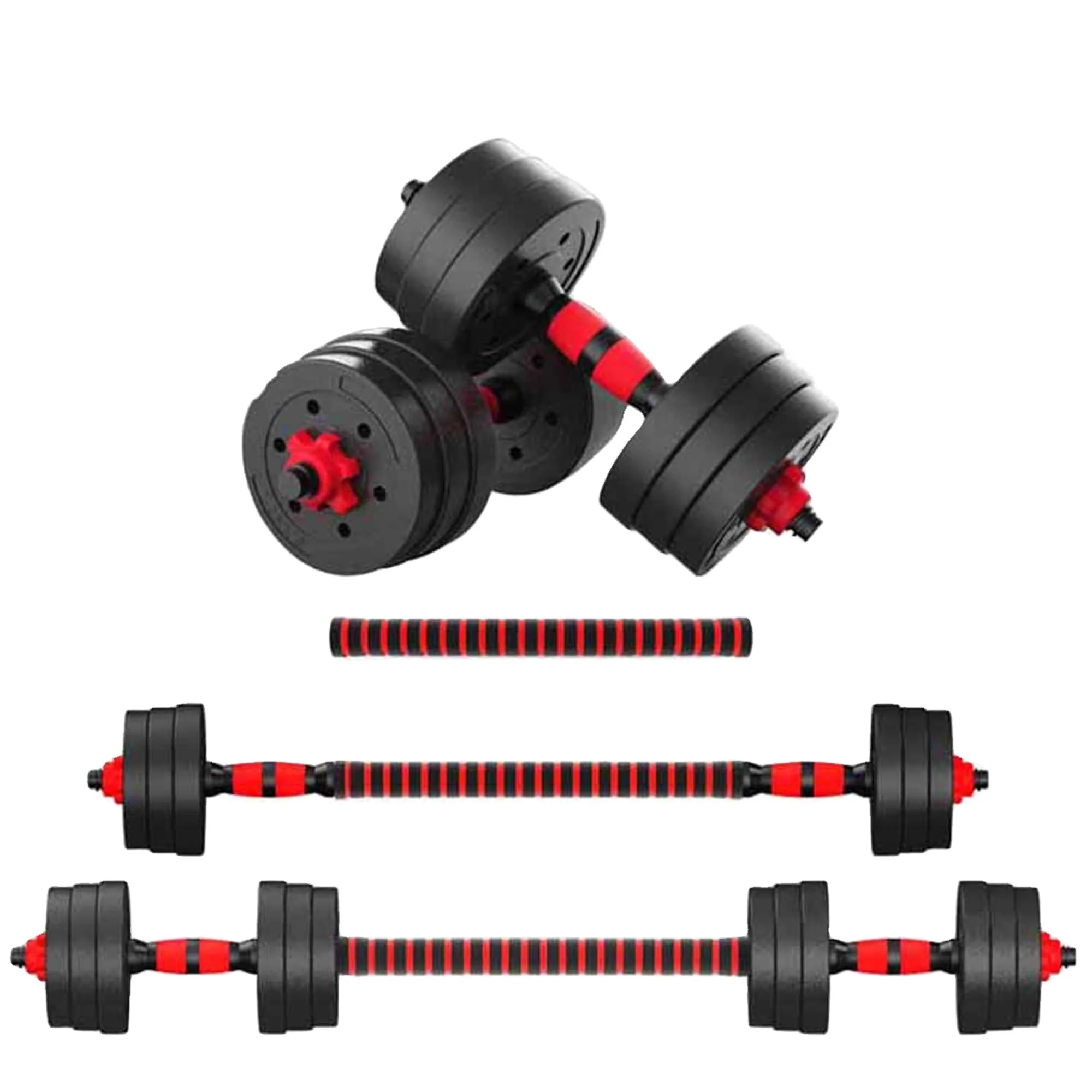 Hot Sale Fitness Cement Adjustable Dumbbell Set Weight Lifting Sports for Dumbbells 30kg 50kg PVC Eco-friendly Men 10kg Dumbbell