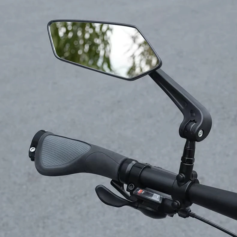 Universal Wide Range Bicycle Rearview Mirror Motorcycle Side Mirror 360 Rotate Handlebar Bike Mirror