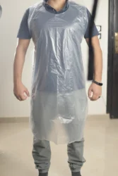 Cheap bulk wholesale high quality custom disposable plastic hairdresser apron plastic