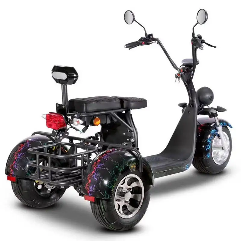 2000w popular fat tire 3 wheel electric scooter fast european warehouse