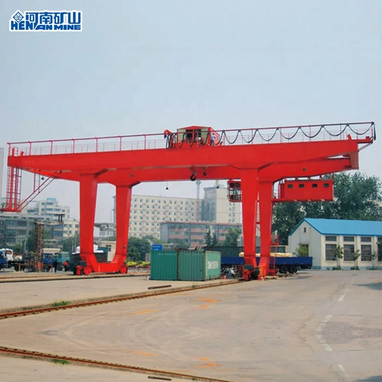 ISO CE Certificated 25 ton 50 ton Double Girder U Type Gantry Crane For Lifting