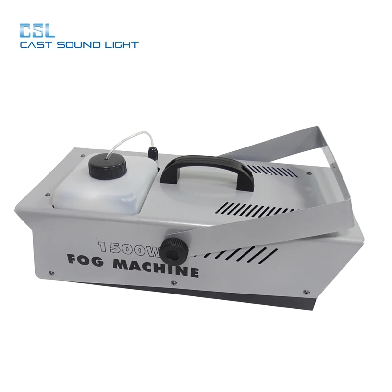 1500 Вт DMX512/пульт дистанционного управления DJ противотуманная машина спрей для свадебных украшений металлический материал