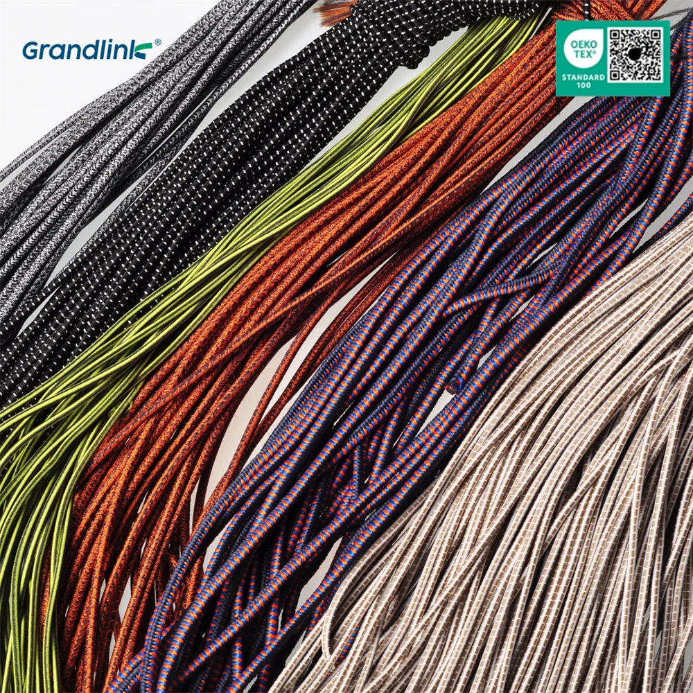 Factory Wholesale Round Elastic Cords Custom 2mm 3mm 4mm 5mm Shock Bungee Elastic String Latex Elastic Rope