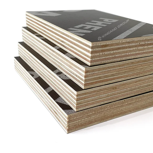Waterproof Phenolic Glue 18mm Concrete Formwork Film Faced Plywood