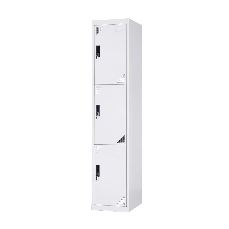 3 Door small wardrobes for small bedrooms Small Clothes Steel Wardrobe 3 Door steel cloth cabinet wardrobe