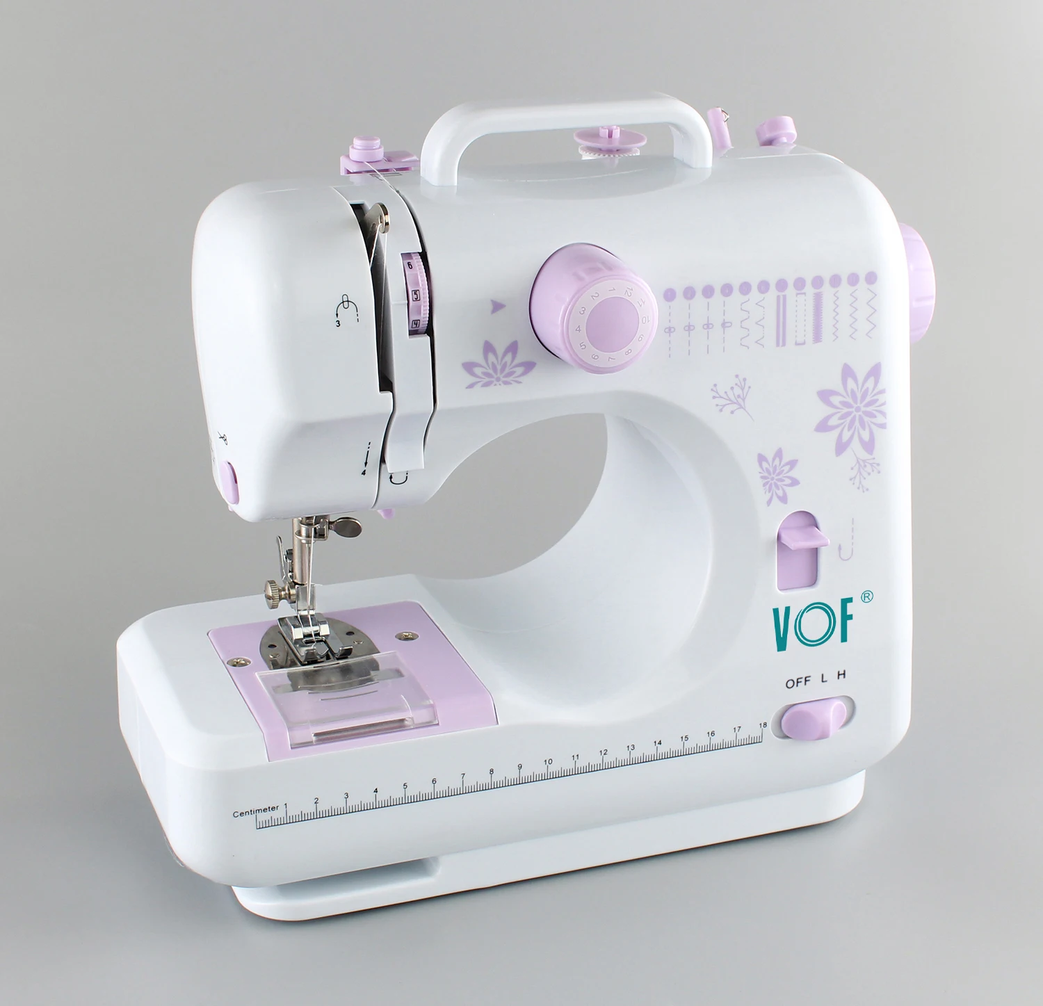  VOF 2021 New Design FHSM-505G Homeuse Multifunction Mini Sewing Machine with 12