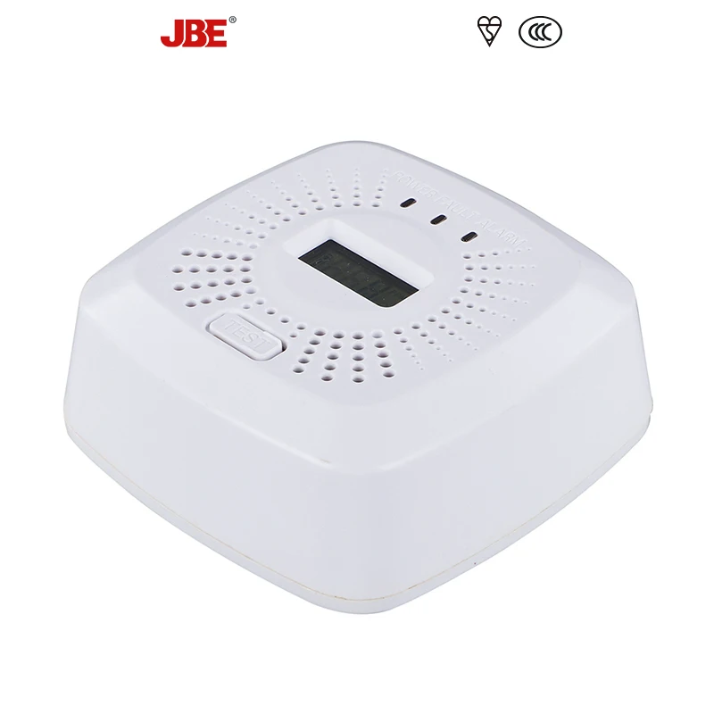 2022 10 Years Wall Mounted Household Carbon Dioxide Detector 10 Years Combination Smoke Carbon Monoxide Alarm Detector