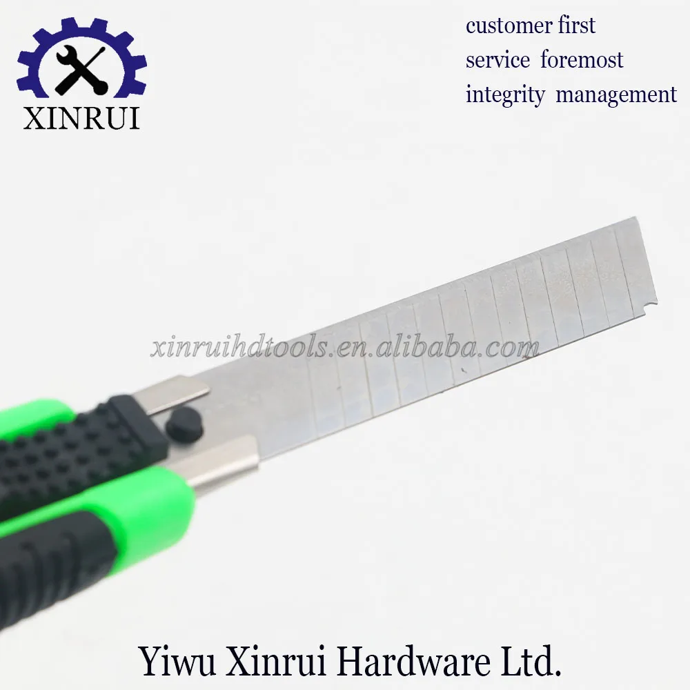 New Office Art Knife with 3 Extra  PCS Blade Plastic Handle Utility Knife