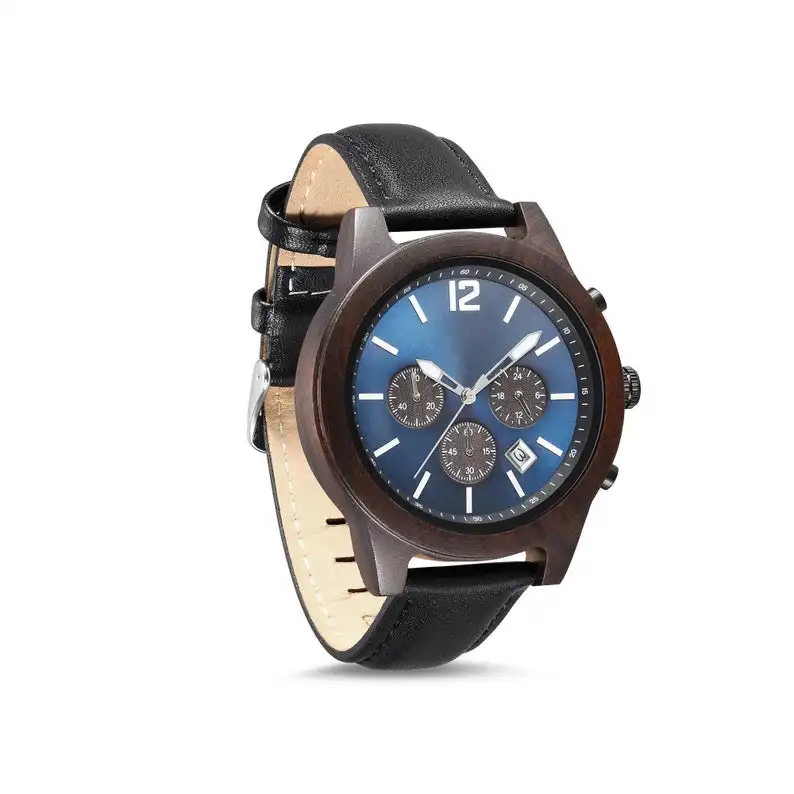 Unique Brand Watches Men Wrist Sports Chronograph Design Japanese Movement Orologio Uomo Odm Wood Watches