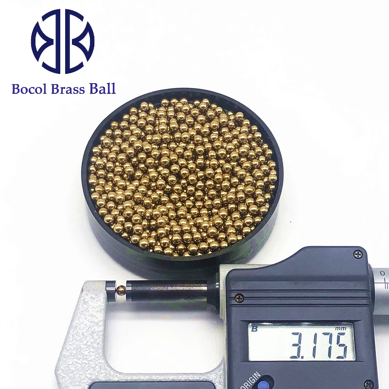 Высококачественный твердый латунный шар 2,381 мм, 2,5 мм, 3 мм, 3,175 мм, 3,5 мм, 3,969 мм, медный шар