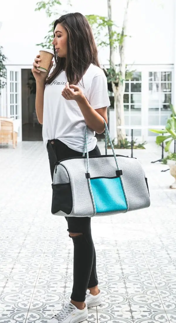 neoprene duffle bag gym bag neoprene sports bag