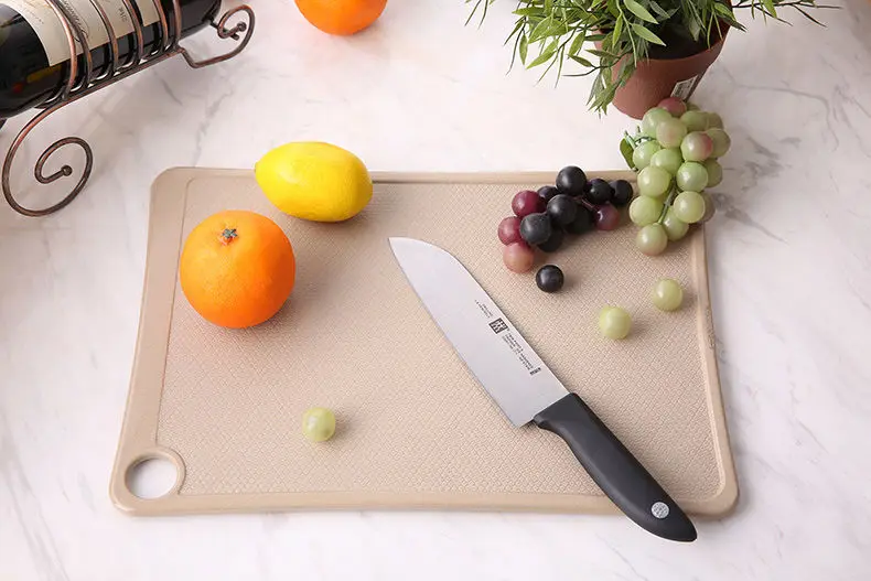 
Amazon New Biodegradable Organic Rice Husk Fiber Anti-Mildew Cutting Board BPA Free Chopping Block House Cutting Board 