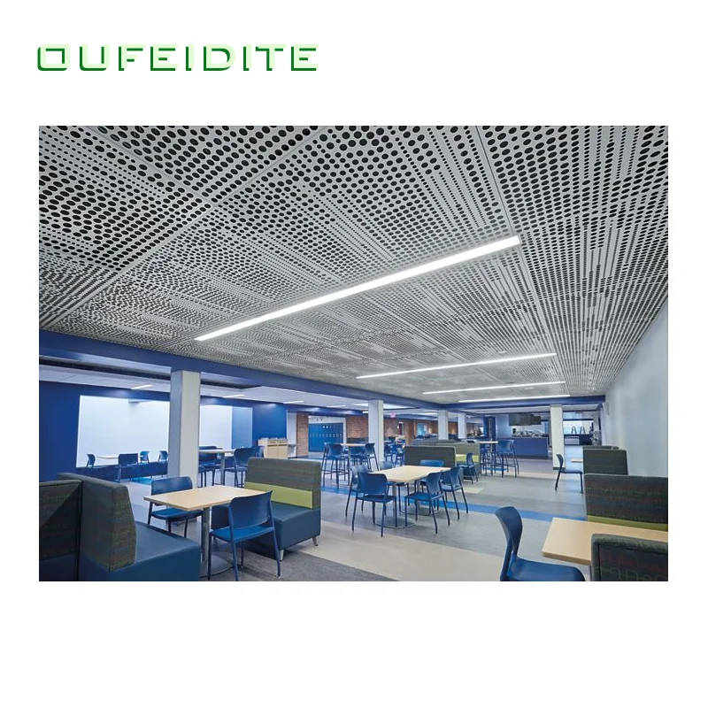 OFDT High Quality metal cladding interior decoration wall panels aluminum ceiling panel