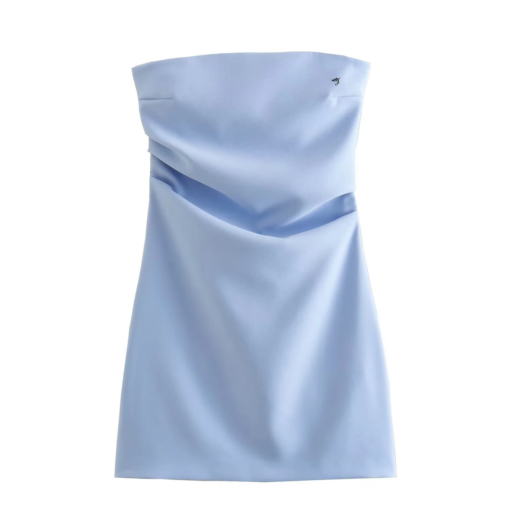 OEM Wholesale Custom Logo One-Shoulder Strapless Designer One Shoulder Mini Tight Party Dresses