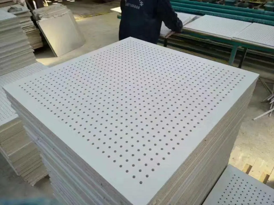 60x60 perforated ceiling tile gypsum board false ceiling