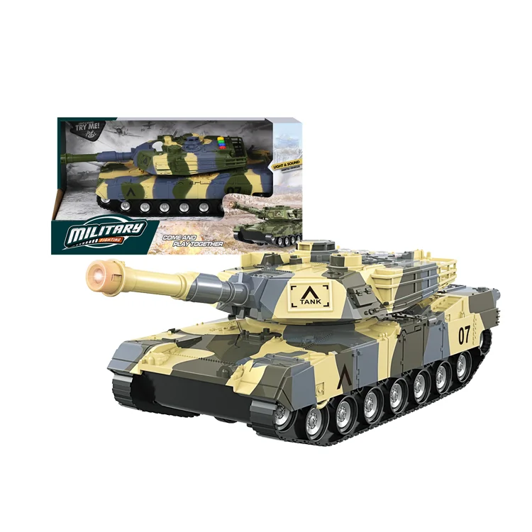 1:16 Military Toy Set with Inertia Function and Sound Features Including Tank Vehicle Kids Military Training & Battle Play