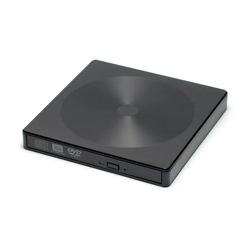 Type C & USB 3.0 DVD Drive, CD Burner Driver Drive-free High-speed Read-write Recorder, External DVD-RW Player Writer Reader