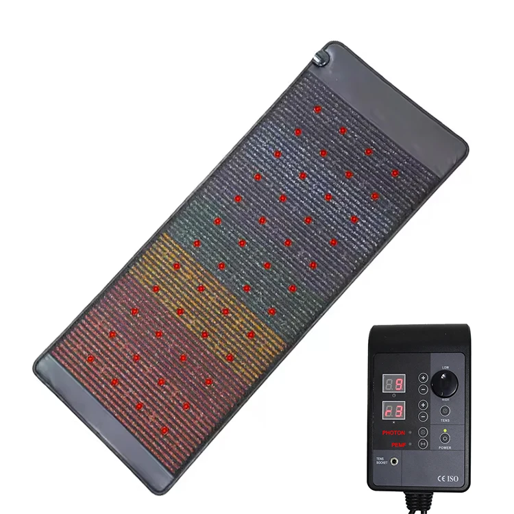 Infrared Heating Pad 190*80CM 7 Gemstones Photon TENS Therapy PEMF Massage Mat For Full Body Bio-heating Crystal Mattress
