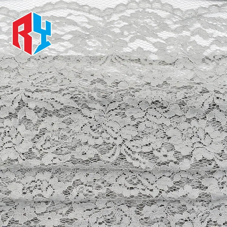 2024 high quality wholesale lace embroidery tulle grey lace fabric for unique clothing