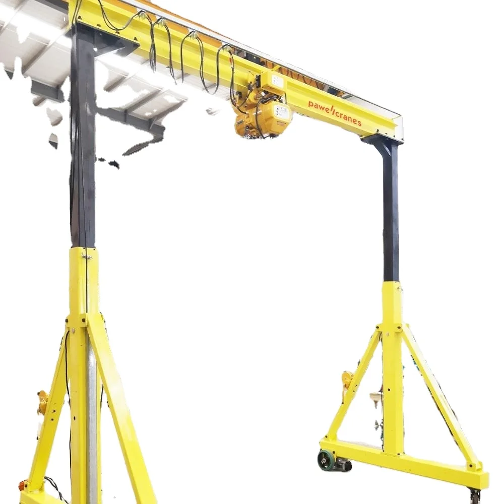 Single beam 5 ton small mini gantry crane