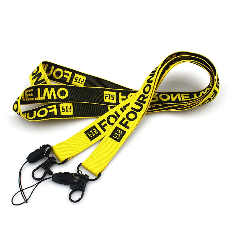 
SHTONE Wholesale Manufacturer Cheap Women Personalized Woven Fabric Custom Plain Lanyard 