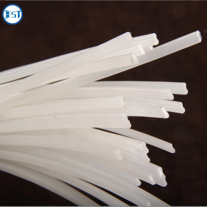 China manufacturer direct 3mm 4mm 5mm plastic rod PVDF strips PVDF welding rod with plastic spool